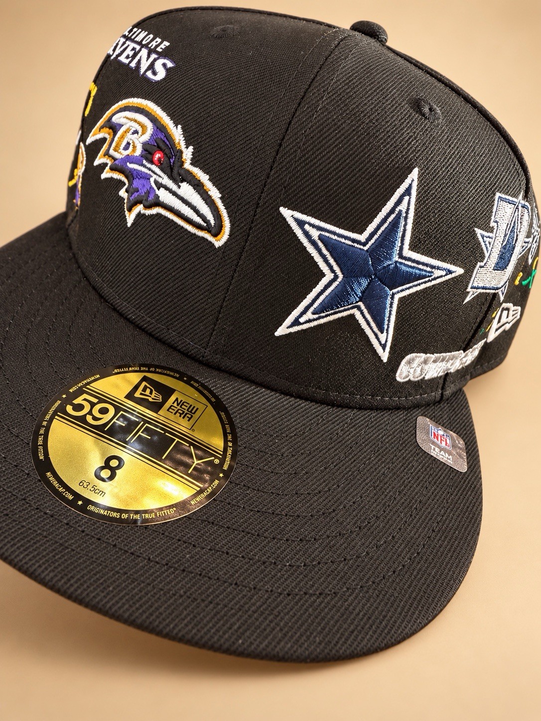 Baltimore Ravens/Dallas Cowboys NFL Rio New Era Game Day 59FIFTY Fitted Size 8