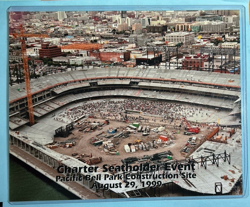 1999 San Francisco Giants, Charter Seatholder event , Pac Bell Park 8 x 10 Photo 1999 San Francisco Giants, Charter Seatholder event , Pac Bell Park 8 x 10 Photo