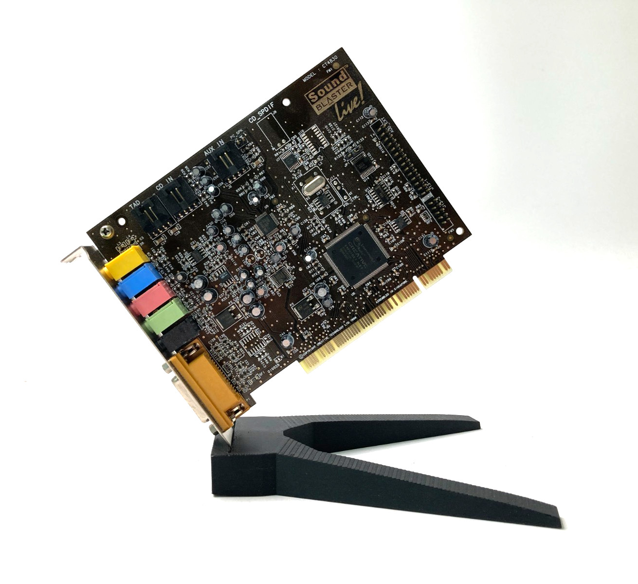 Vintage Creative Labs Sound Blaster Live PCI CT4830 32-bit PCI Sound Card Vintage Creative Labs Sound Blaster Live PCI CT4830 32-bit PCI Sound Card