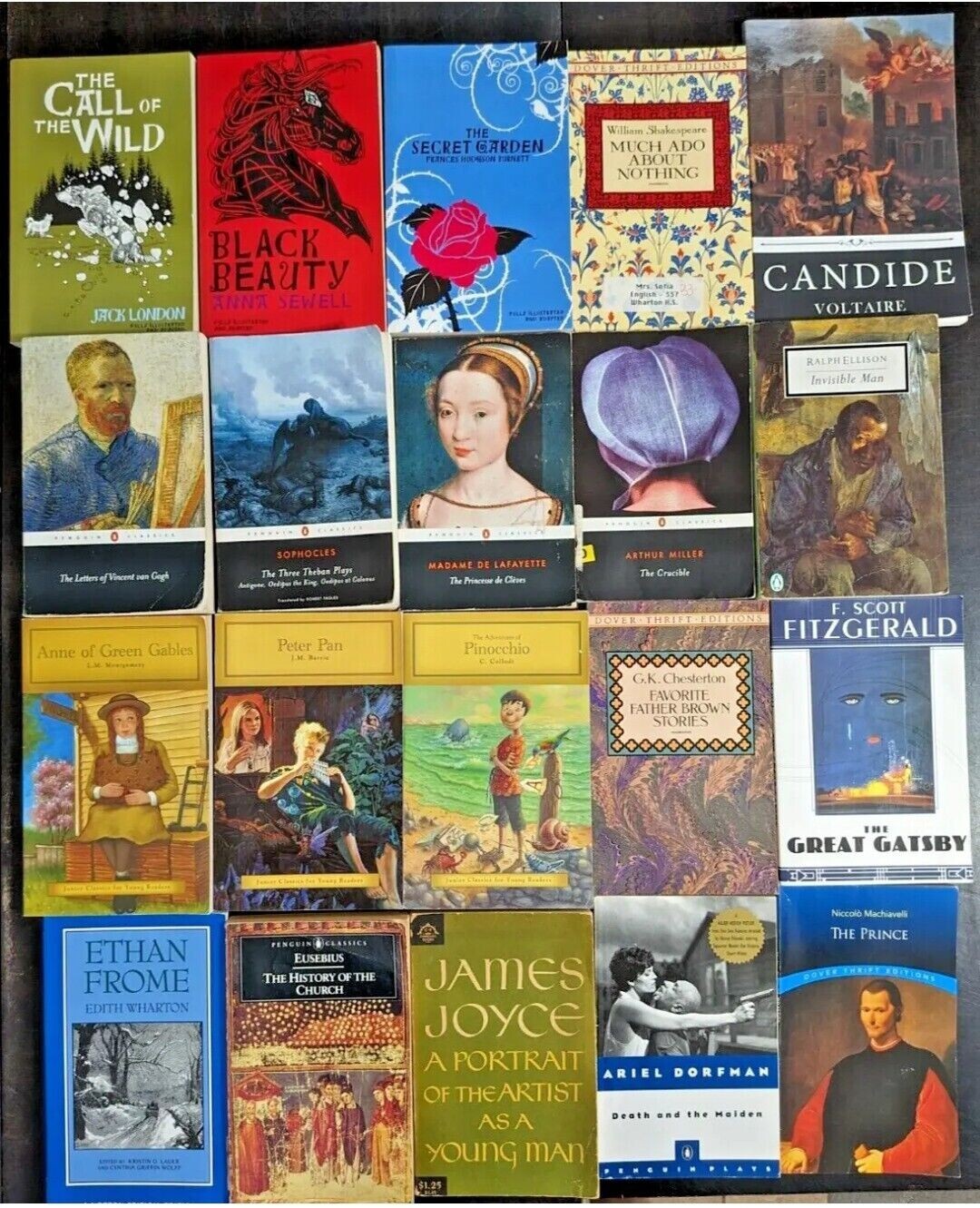 ⭐️ Lot of 6 Classic Literature & Contemporary Classics