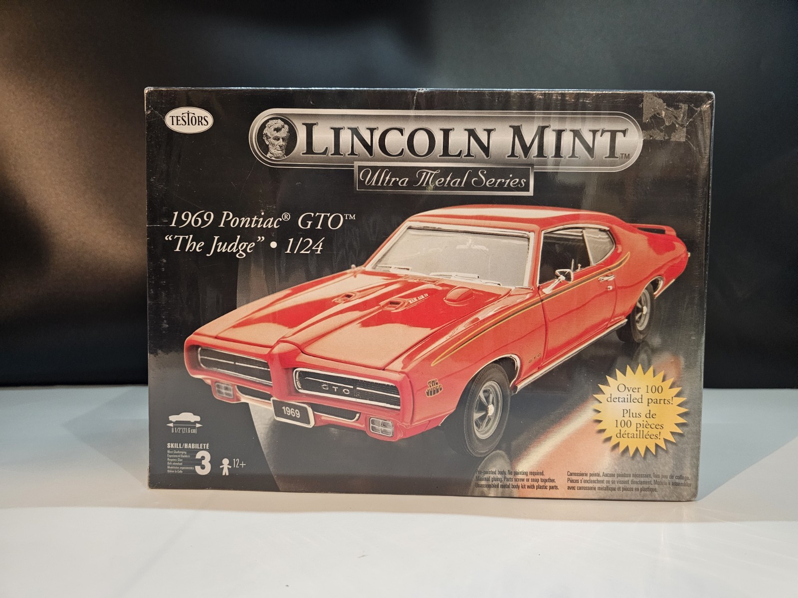 Vintage Testors Lincoln Mint Ultra Metal Series 1969 Pontiac GTO Judge 1/24 - Vintage Testors Lincoln Mint Ultra Metal Series 1969 Pontiac GTO Judge 1/24 -