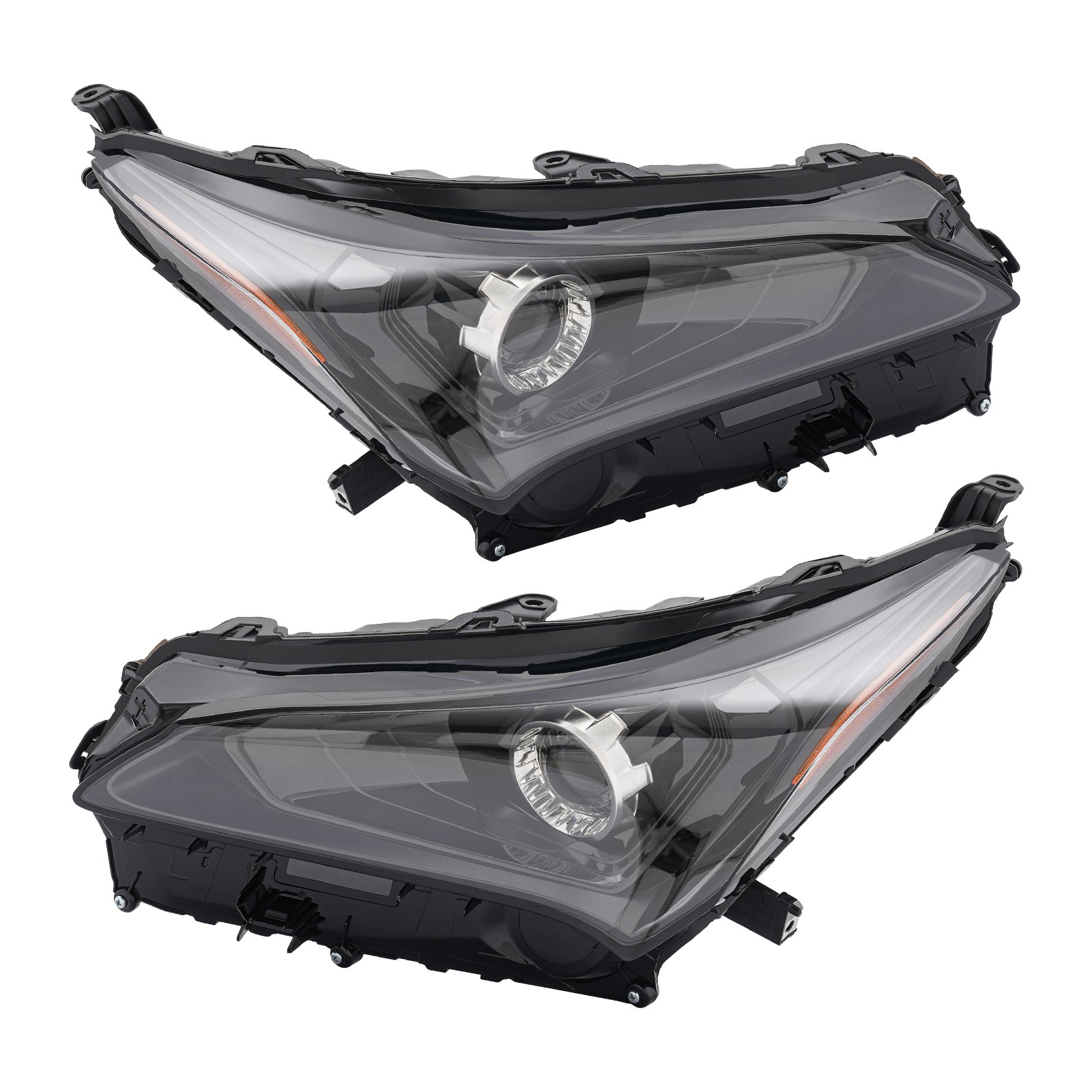 For 2018-2021 Lexus NX200t NX300 NX300h LED Headlights Headlamps Pair (L+R) Set