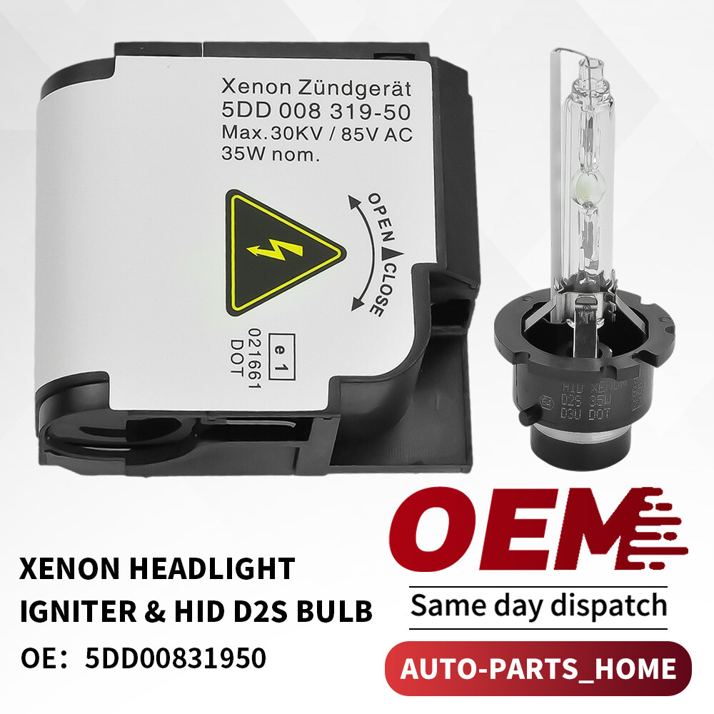 New for Hella 5DD 008 319-50 Xenon Igniter & HID D2S Light Bulb Kit Ignitor Lamp