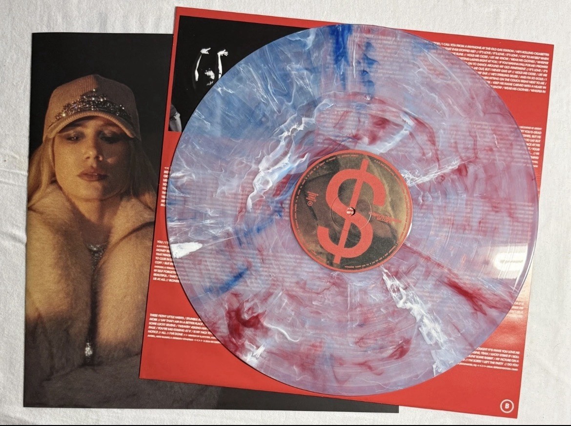 Slayyyter Tour Exclusive Vinyl Worst Girl In America Red White Blue Marble NEW Slayyyter Tour Exclusive Vinyl Worst Girl In America Red White Blue Marble NEW