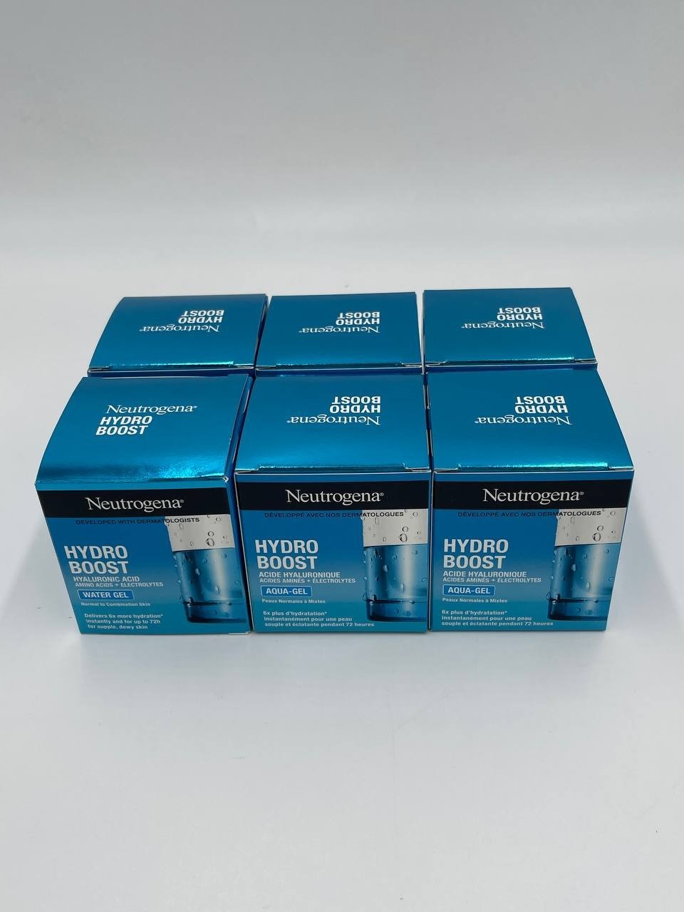 6-Pack NEW Neutrogena Hydro Boost Aqua-Gel 1.7oz/50ml - Authentic DAMAGED