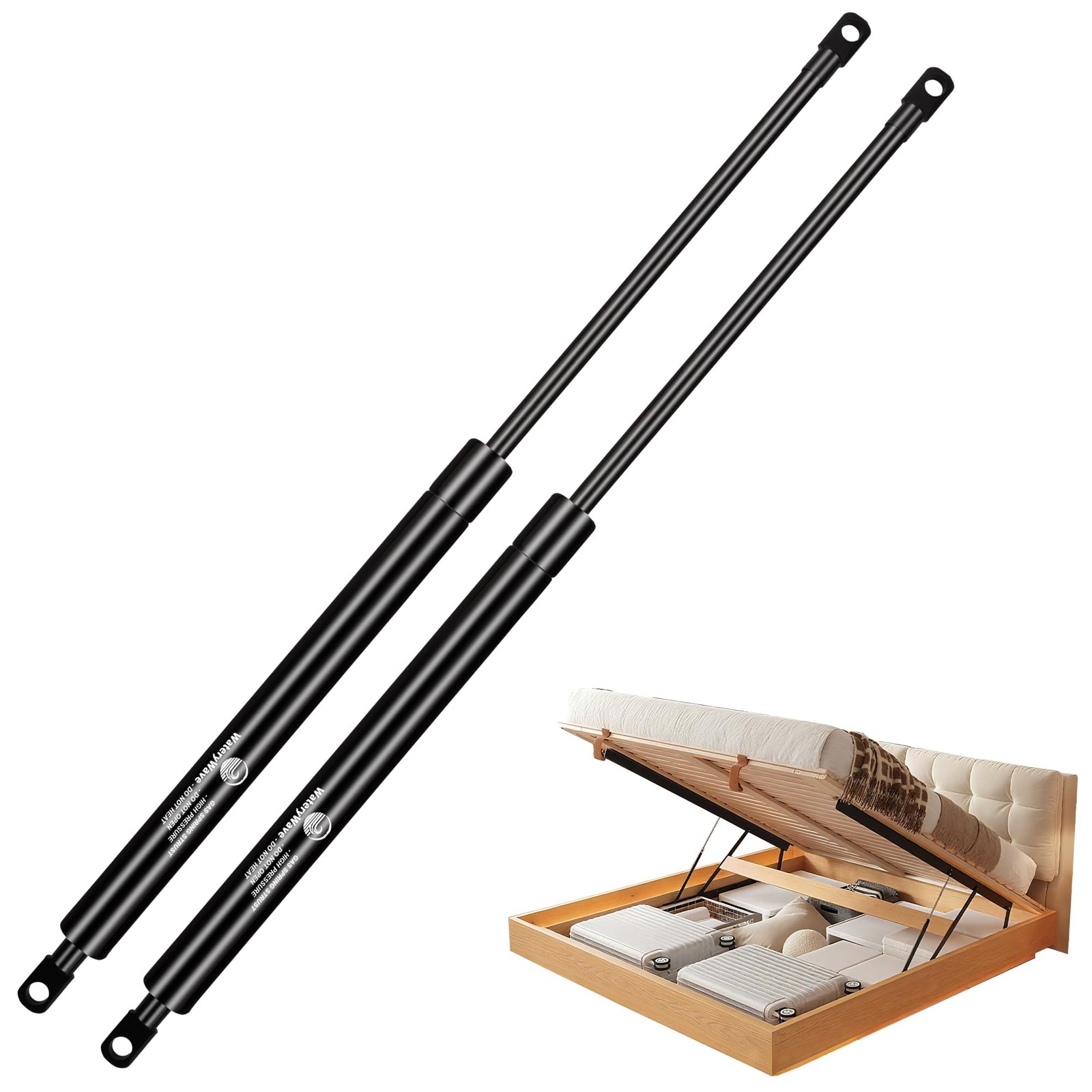 500MM 700N Gas Springs with 8mm Eyelet Heads Pistons for Kitchen Furniture Doors