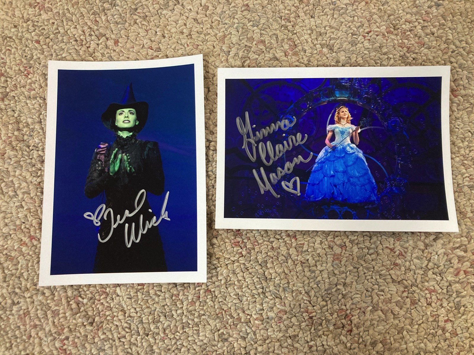 Signed Photos - Wicked Broadway Musical Signed Photos - Wicked Broadway Musical