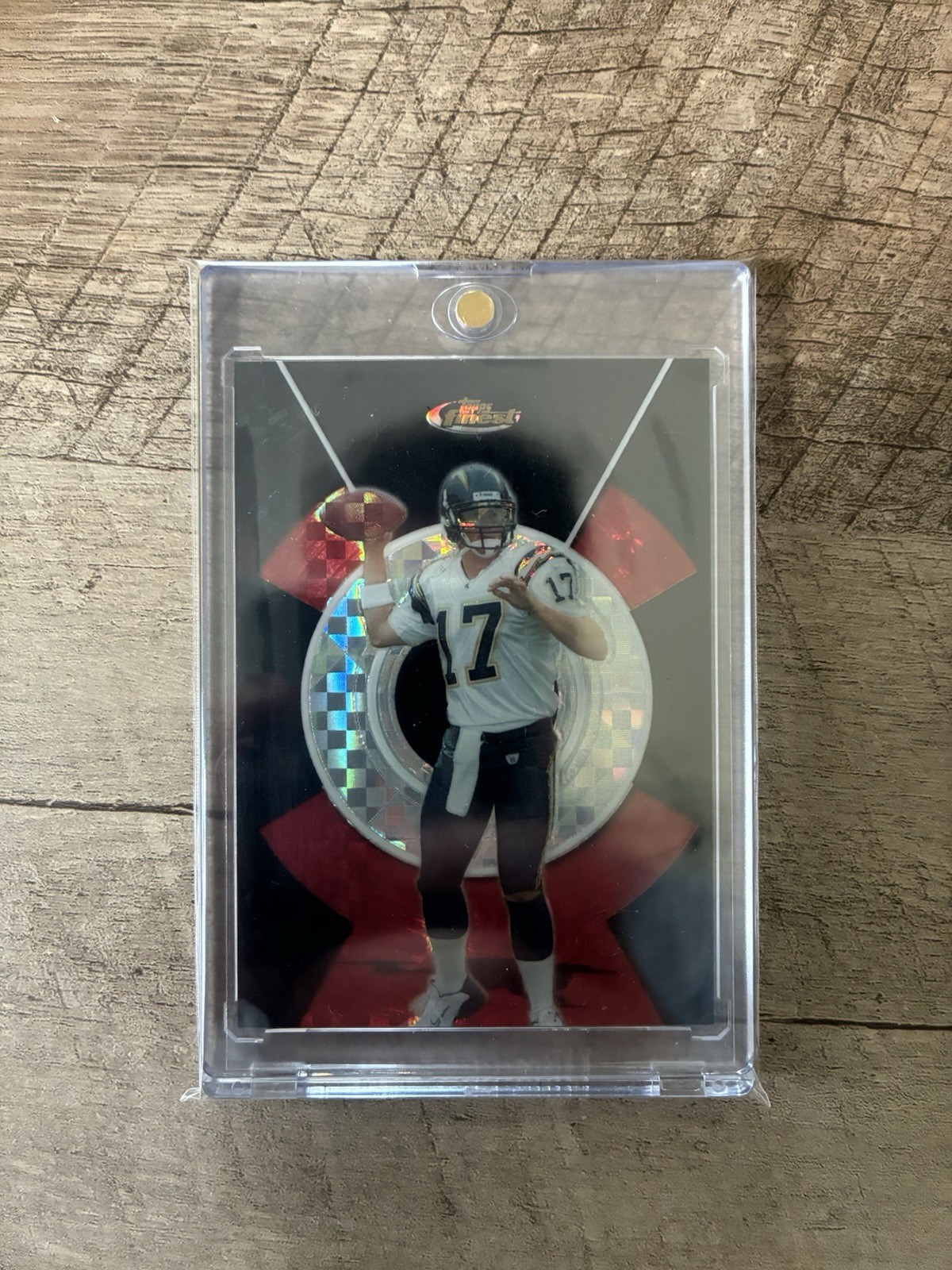 2005 Topps Finest Black Xfractor /25 Philip Rivers Chargers