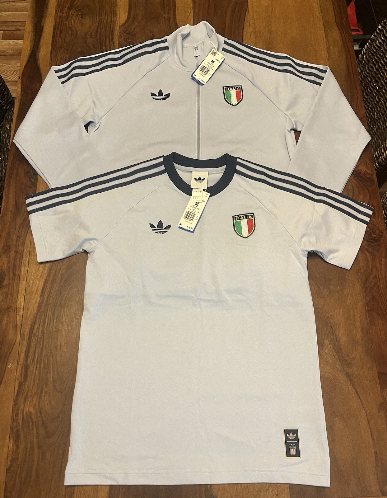 Adidas Originals Men’s Italy Soccer Track Jacket & Shirt Bundle Size M NWT Adidas Originals Men’s Italy Soccer Track Jacket & Shirt Bundle Size M NWT