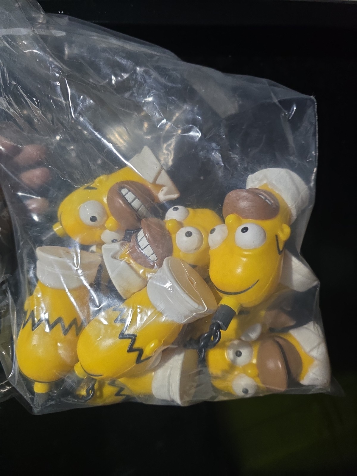 Homer Simpson Head Neca Decorative Light Set 10 Feet Party NEW Vintage 2002