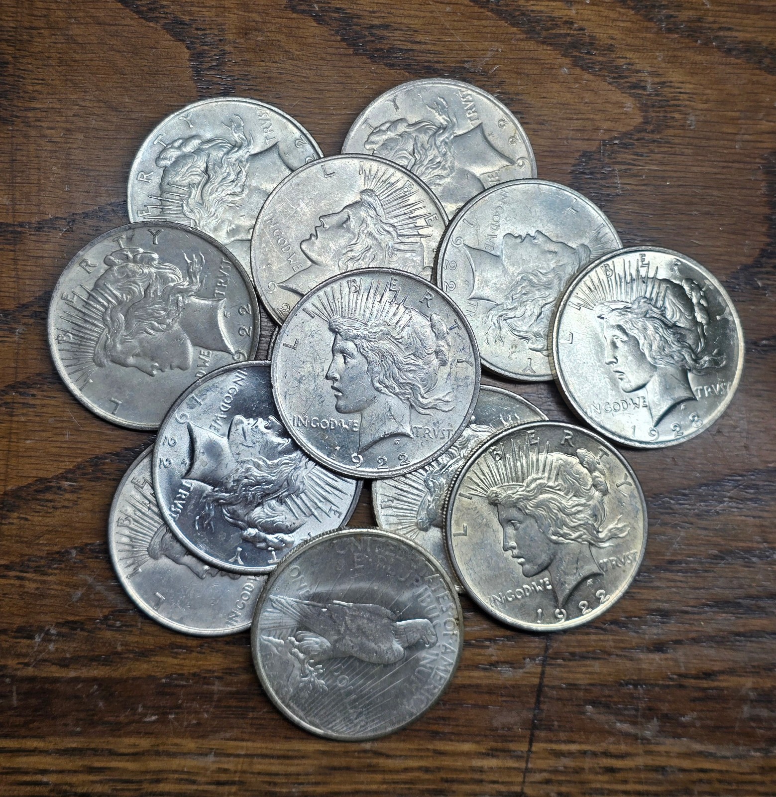 PEACE SILVER DOLLAR BU Uncirculated $1 90% SILVER RANDOM DATES