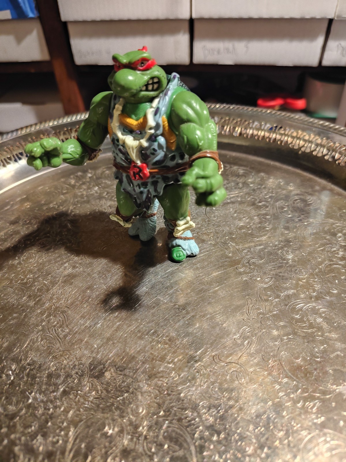 Vintage 1993 TMNT CAVE Turtle RAPH Playmates Action Figure Vintage 1993 TMNT CAVE Turtle RAPH Playmates Action Figure
