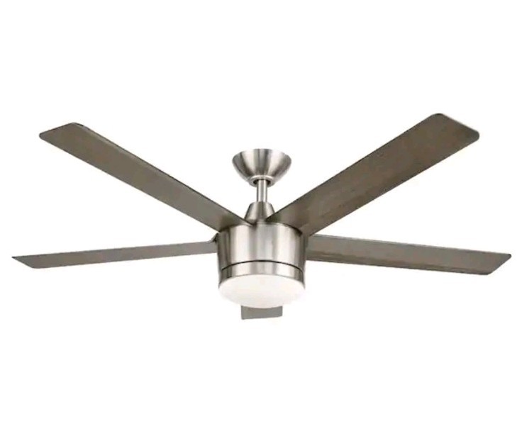 Home Decorators Collection Merwry 52 in. Integrated LED Indoor Ceiling Fan Home Decorators Collection Merwry 52 in. Integrated LED Indoor Ceiling Fan