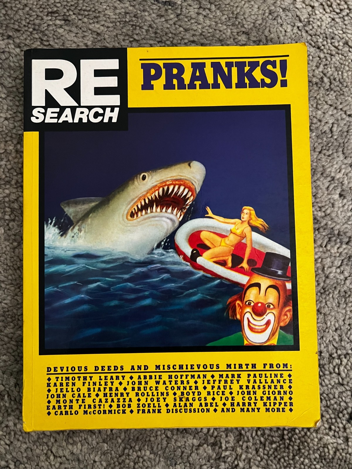 RE/SEARCH: Pranks By RE/Search Publications Prolong Press 1987 Paperback