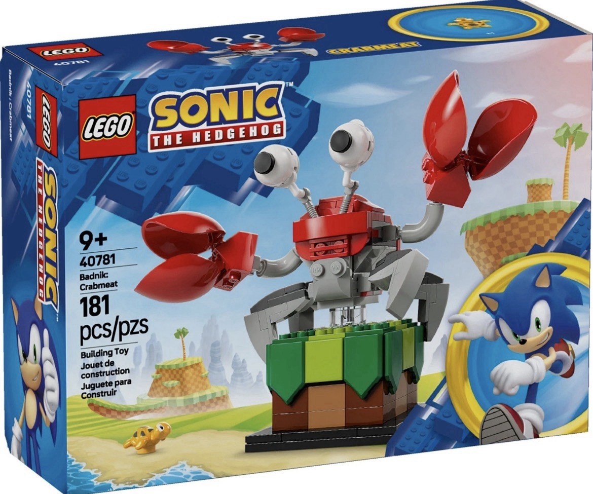 LEGO Sonic Badnik Crabmeat 40781 Complete Set 181 Pieces Sonic the Hedgehog New LEGO Sonic Badnik Crabmeat 40781 Complete Set 181 Pieces Sonic the Hedgehog New