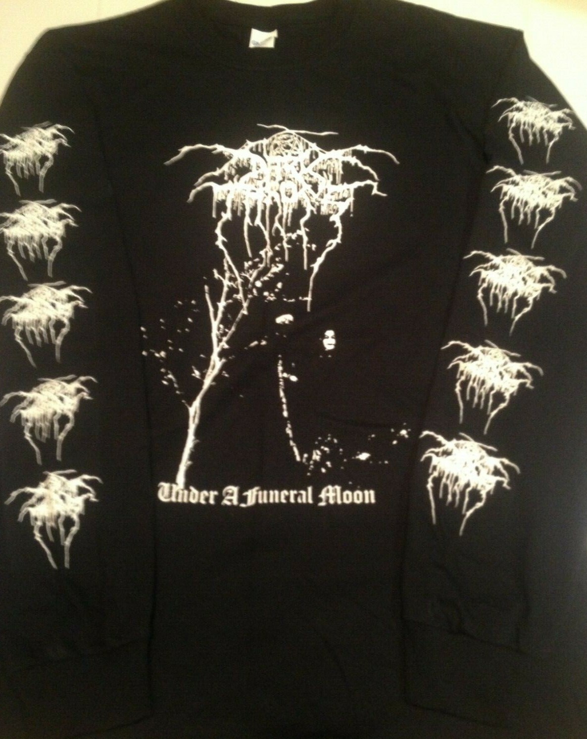 DARKTHRONE Under A Funeral Moon Long Sleeve Shirt fenriz isengard black metal 66 DARKTHRONE Under A Funeral Moon Long Sleeve Shirt fenriz isengard black metal 66