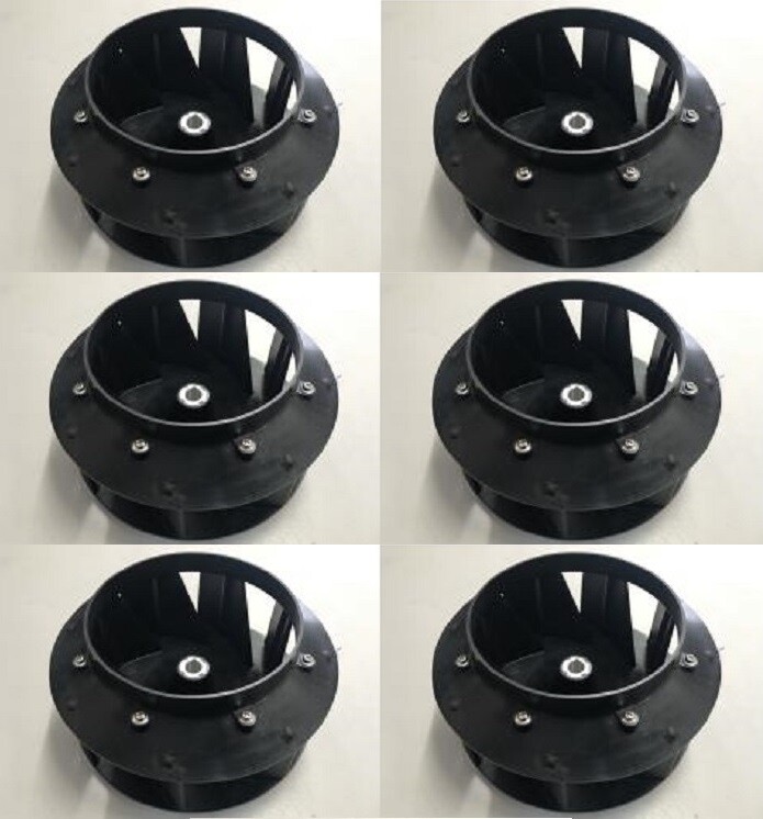 6 x Heavy Duty DRYER BLOWER ASSEMBLY SQ HUEBSCH 70359801P  (2 Yr Warranty)