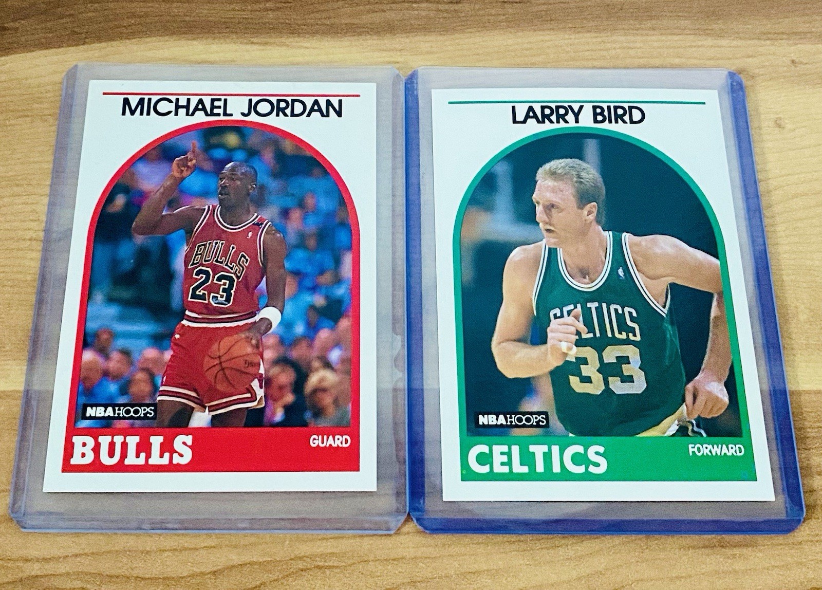 Michael Jordan Larry Bird 1989 Hoops Card Lot NBA Basketball Vintage NM Michael Jordan Larry Bird 1989 Hoops Card Lot NBA Basketball Vintage NM