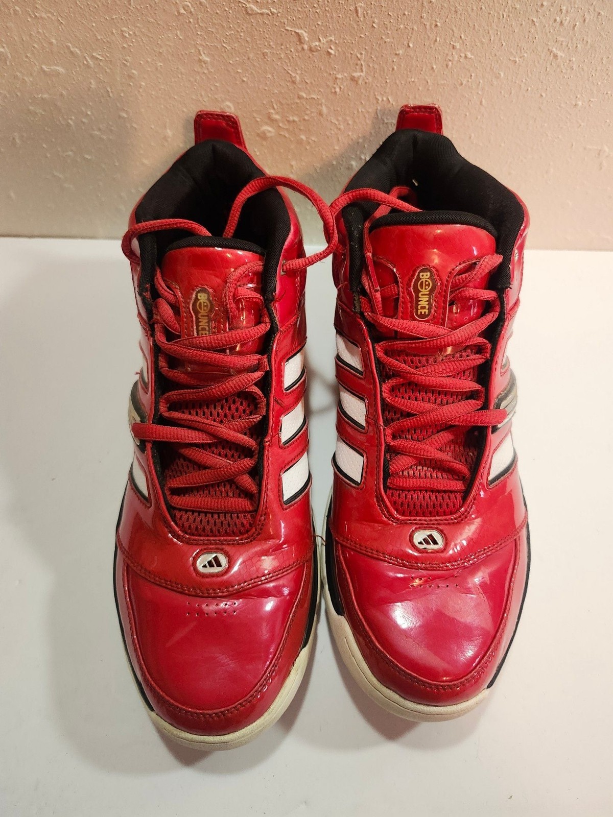 Adidas A3 Pro Team II Basketball Sneakers Size 12 Red White