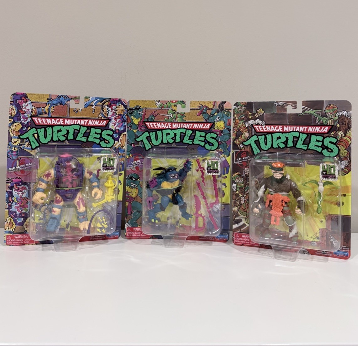 2024 Playmates TMNT Retro Classic RAT KING, SLASH & MUTAGEN MAN READ 2024 Playmates TMNT Retro Classic RAT KING, SLASH & MUTAGEN MAN READ