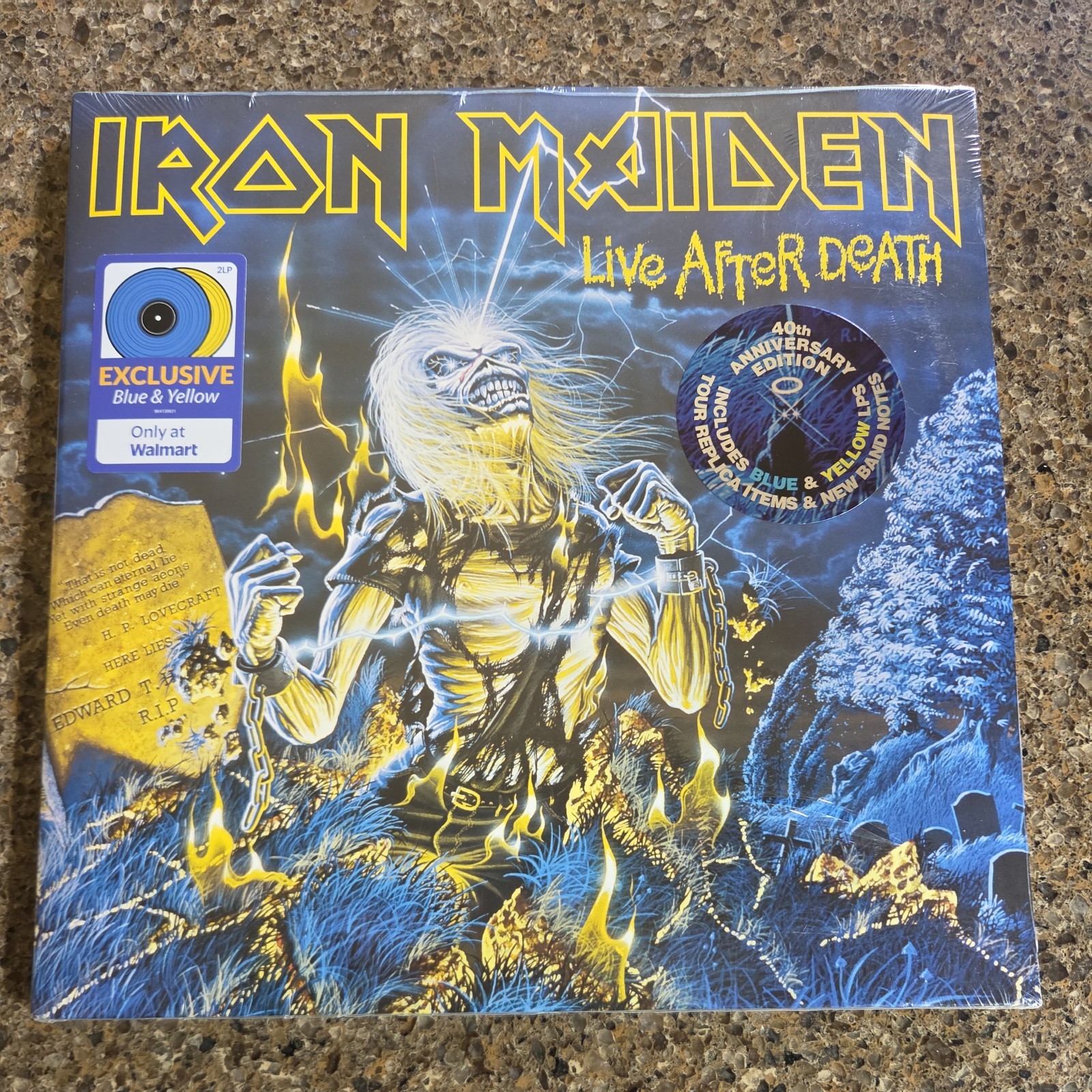 Iron Maiden Live After Death 40th Anniversary 2LP Blue/Yellow Vinyl New Sealed Iron Maiden Live After Death 40th Anniversary 2LP Blue/Yellow Vinyl New Sealed