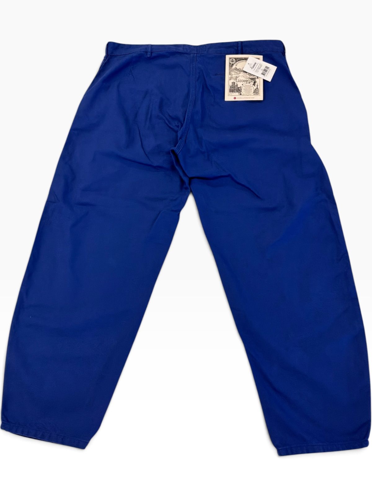 Le Laboureur x Gardenheir Largeot Passant Work Pants Blue Cotton Size 52 NWT Fra Le Laboureur x Gardenheir Largeot Passant Work Pants Blue Cotton Size 52 NWT Fra