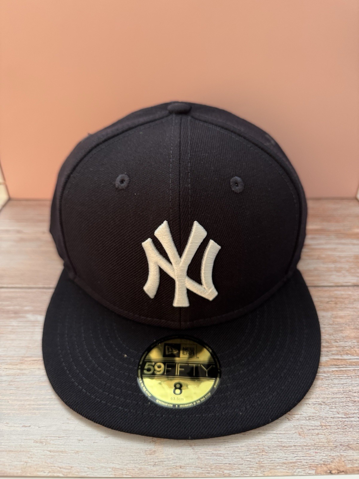 🔥 New Era 59Fifty NY New York Yankees Fitted Hat Cap Size 8 ( Size Vary) 🔥 New Era 59Fifty NY New York Yankees Fitted Hat Cap Size 8 ( Size Vary)