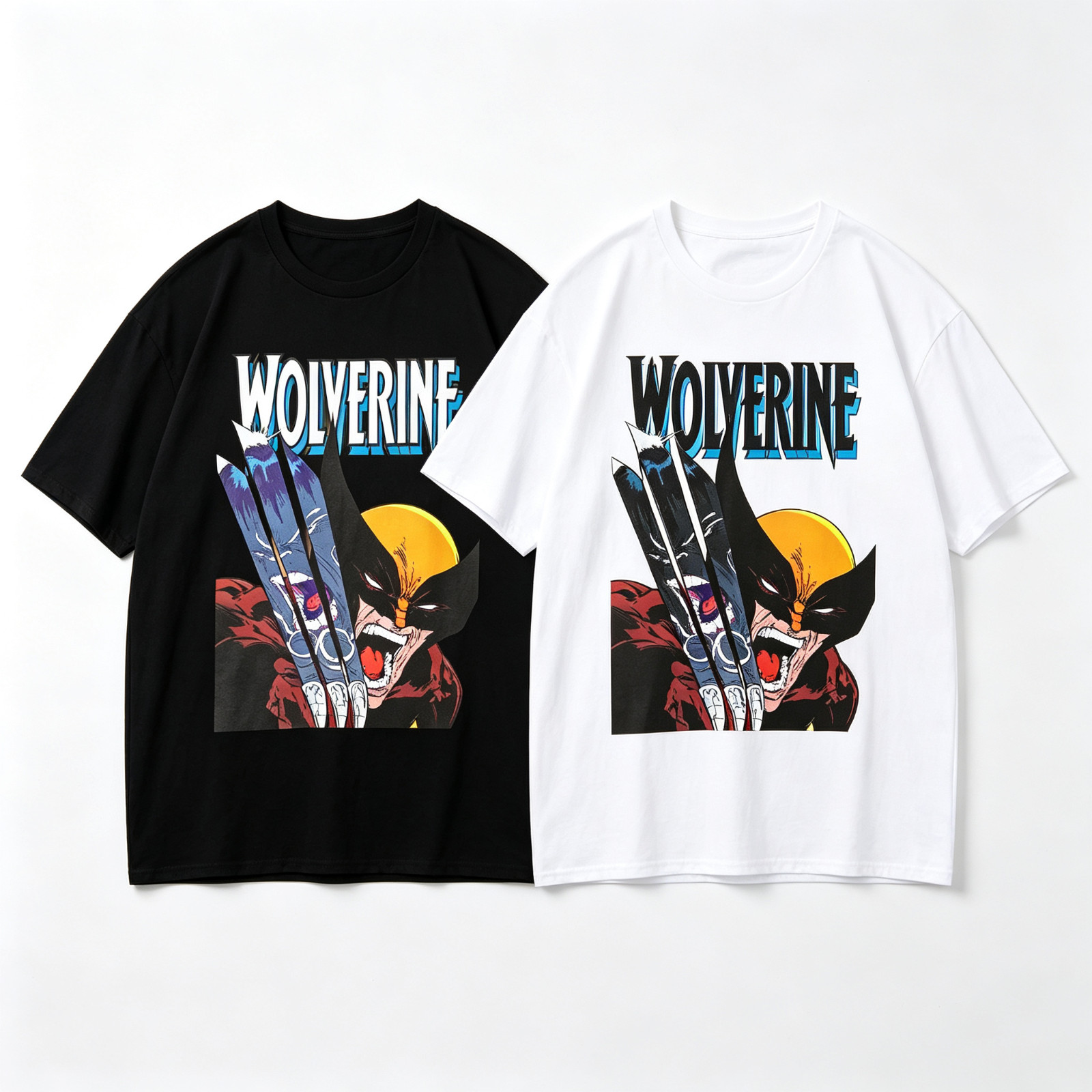 Vintage Marvel Wolverine Claw Comic Graphic T-Shirt SIZE S-5XL
