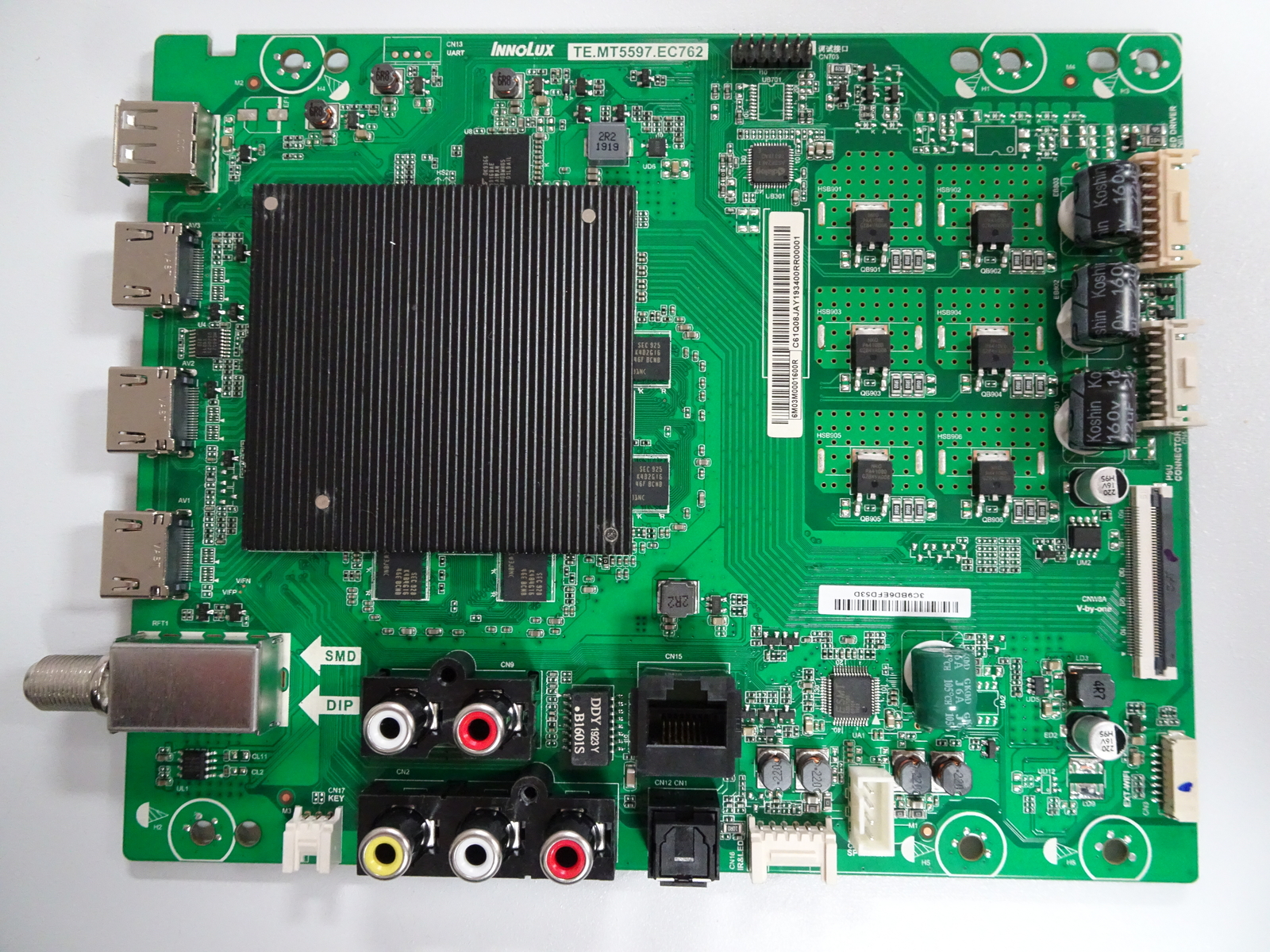 Vizio V655-G9 Main Board (TE.MT5597.EC762) 6M03M0001600R