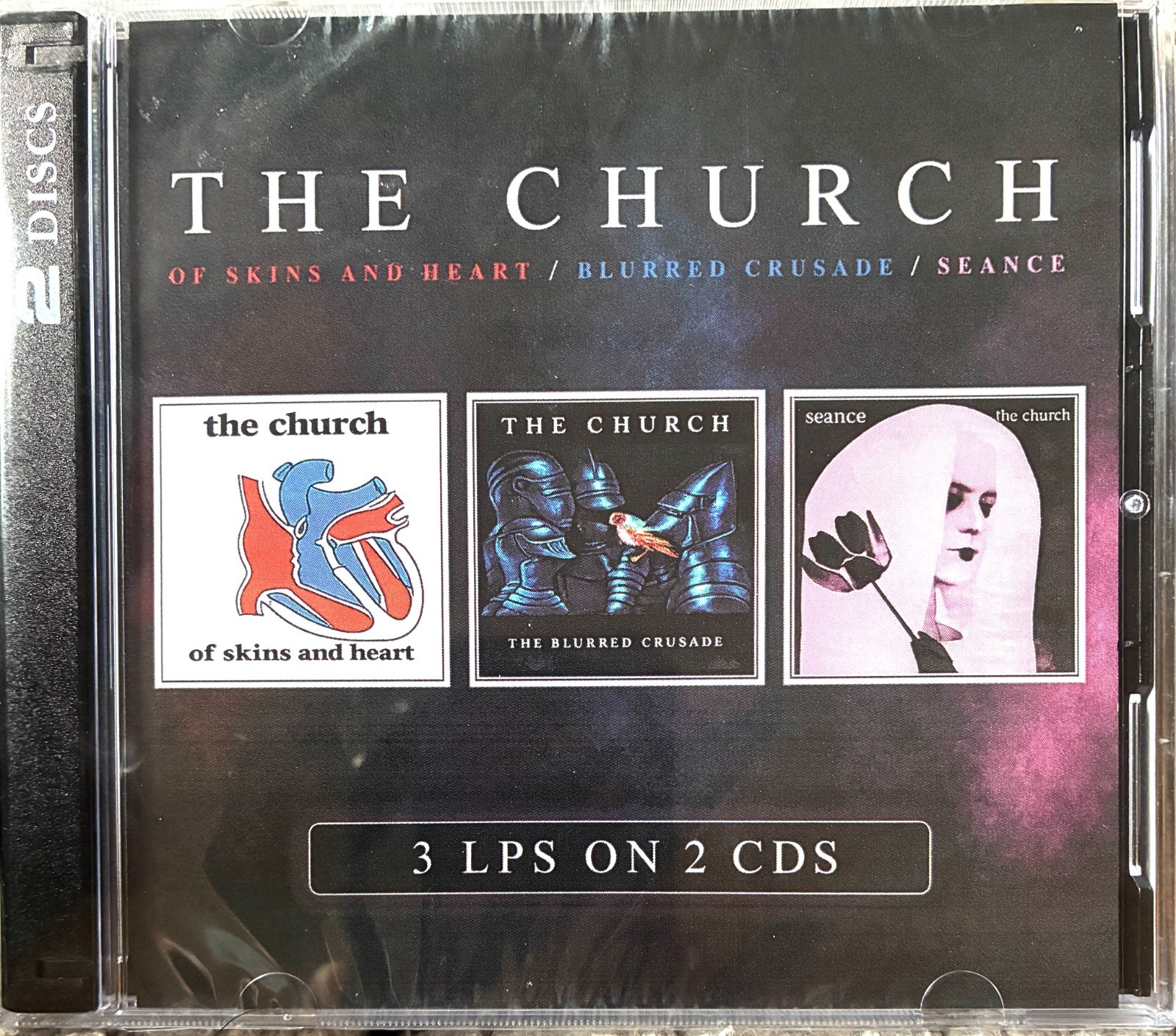 THE CHURCH - Of Skins And Heart/Blurred Crusade/Seance [3LPs on 2 CDs] SEALED