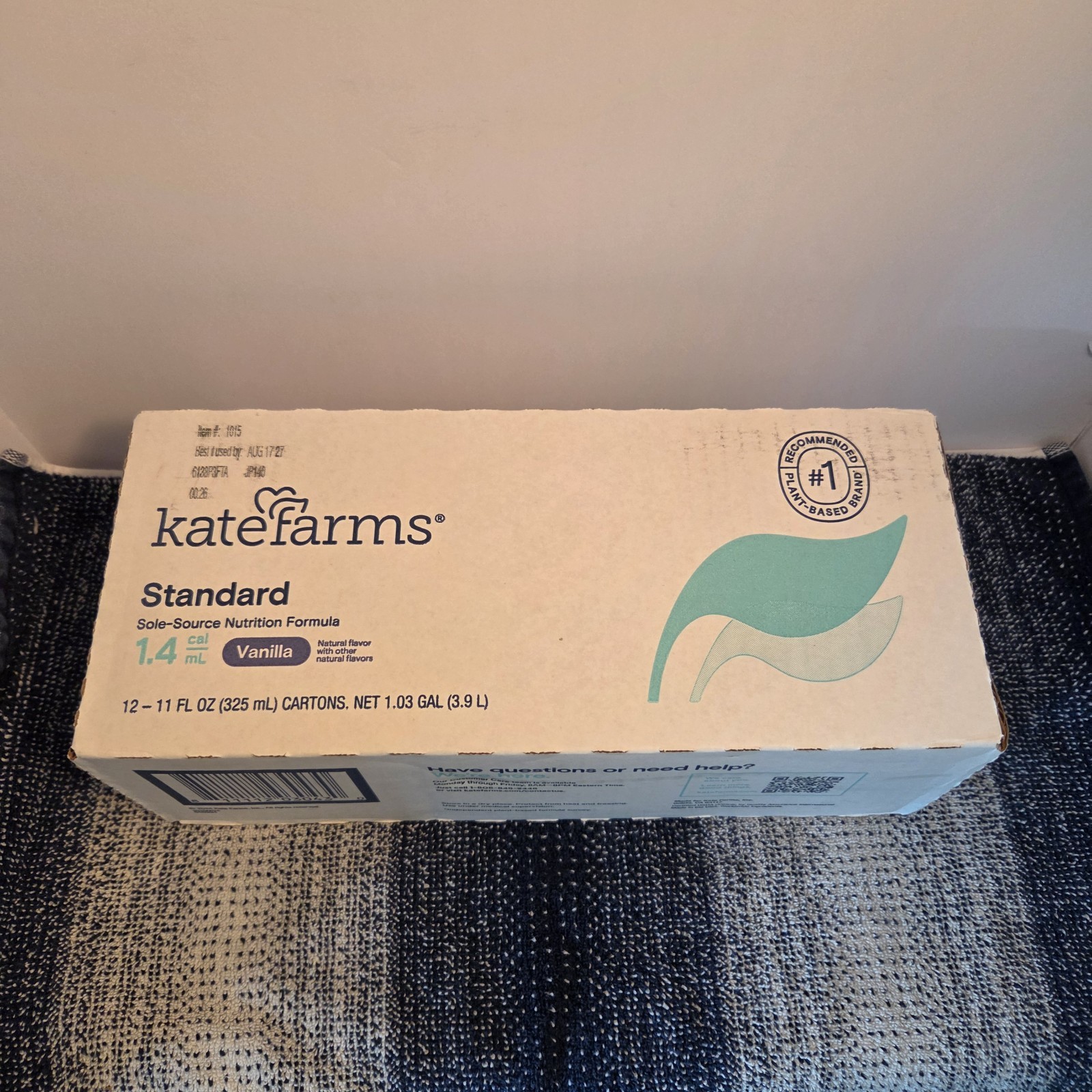 Kate Farms Standard 1.4 Vanilla Formula 11 oz Cartons, Pack of 12 Kate Farms Standard 1.4 Vanilla Formula 11 oz Cartons, Pack of 12