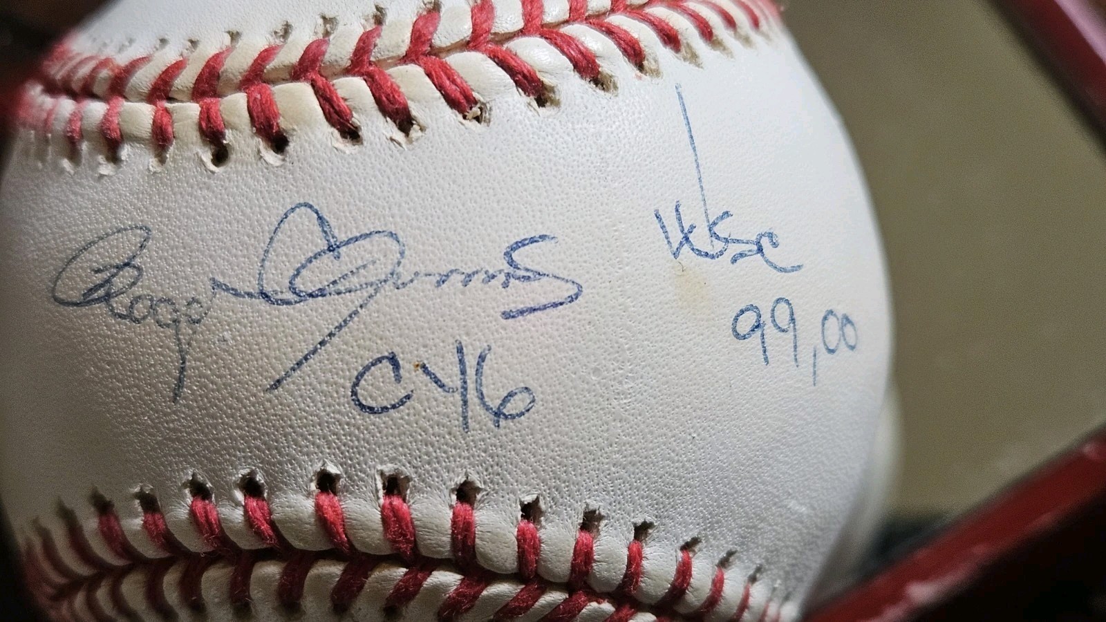 Roger Clemens Autographed Signed Baseball Boston Red Sox MLB To Joseph CY6 Roger Clemens Autographed Signed Baseball Boston Red Sox MLB To Joseph CY6