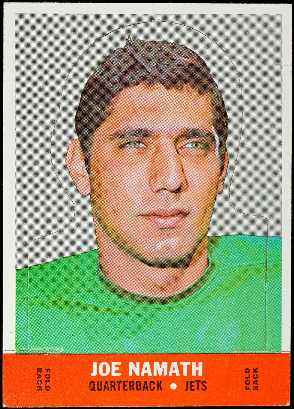 1968 Topps Joe Namath Vintage Stand-Ups Jets