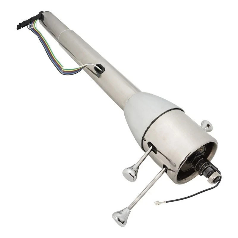 For 1953-56 Ford F100 Truck Chrome Collapsible Tilt Steering Column Floor Shift