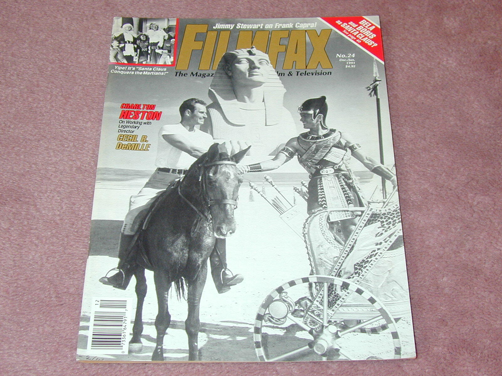 FILMFAX # 24 Charlton Heston on Cecil B DeMille, Jimmy Stewart USA FILMFAX # 24 Charlton Heston on Cecil B DeMille, Jimmy Stewart USA