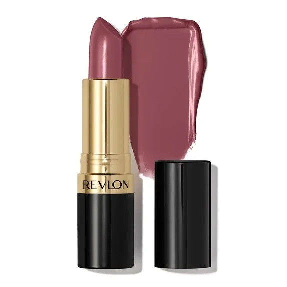 Revlon Super Lustrous Creme Lipstick, Creamy Formula, 473 Mauvey Night, 0.15 oz