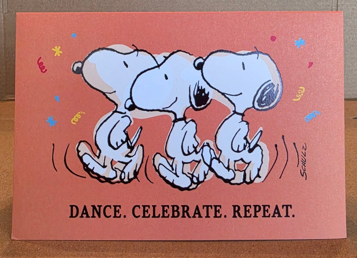 American Greetings Birthday Card with Envelope 5 x 7 Peanuts Snoopy Dance American Greetings Birthday Card with Envelope 5 x 7 Peanuts Snoopy Dance
