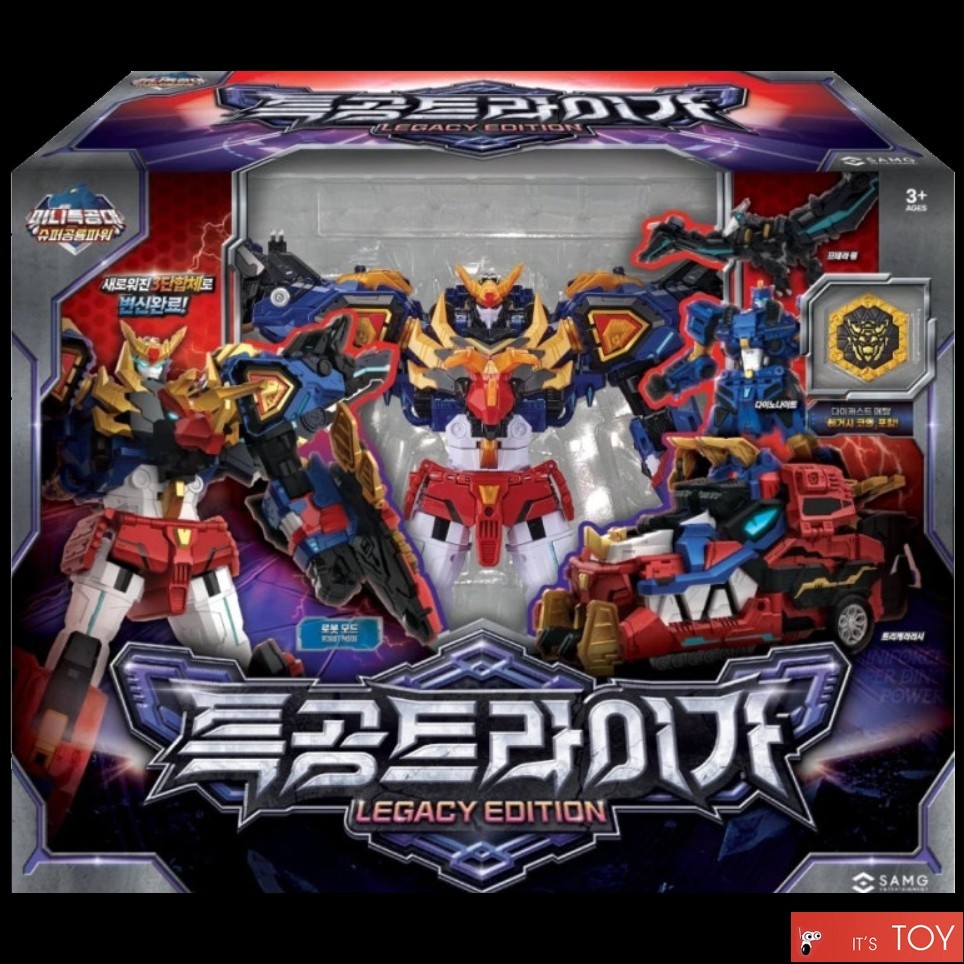 Miniforce Super Dino Power FORCE TRIGA LEGACY EDITION Tricera Transforming Robot