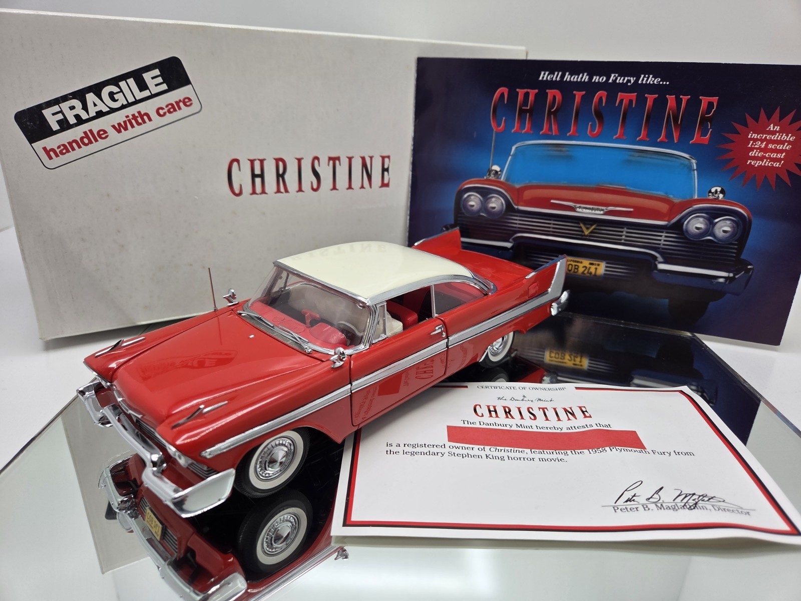 DANBURY MINT 1958 PLYMOUTH FURY \ DANBURY MINT 1958 PLYMOUTH FURY \