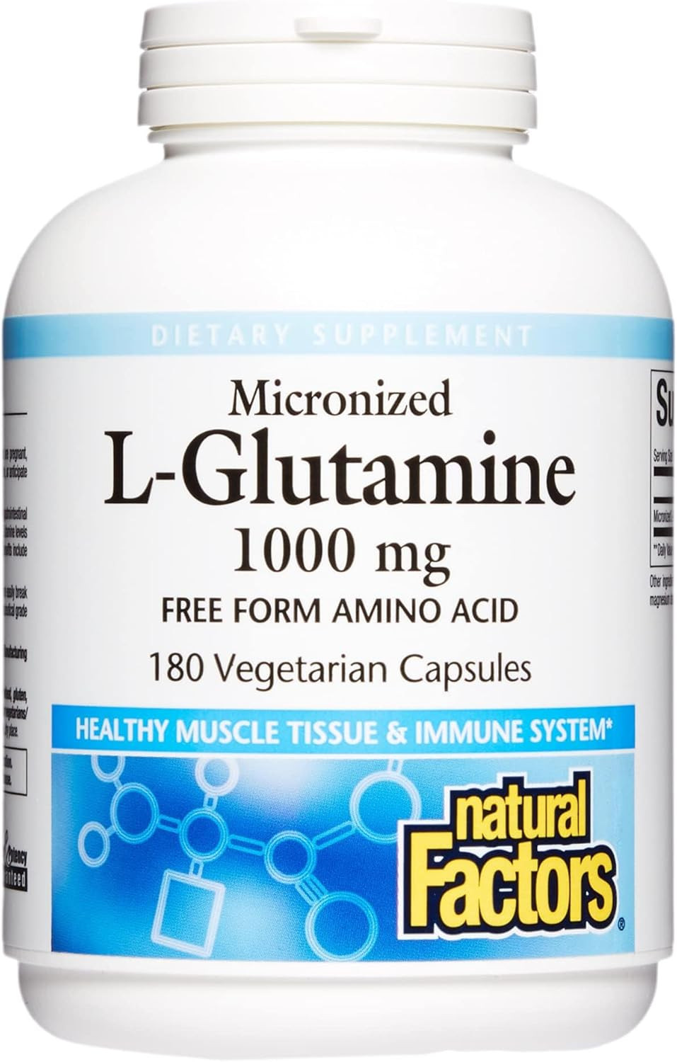 , Micronized L-Glutamine 1000 Mg, Supports Muscles and Immune Function, 180 Caps , Micronized L-Glutamine 1000 Mg, Supports Muscles and Immune Function, 180 Caps