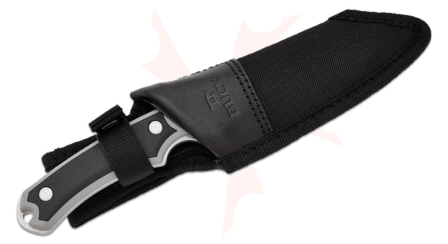 Buck 663 Alpha Guide Select Fixed Blade Hunting Knife Gray with Sheath 0663GYS-B
