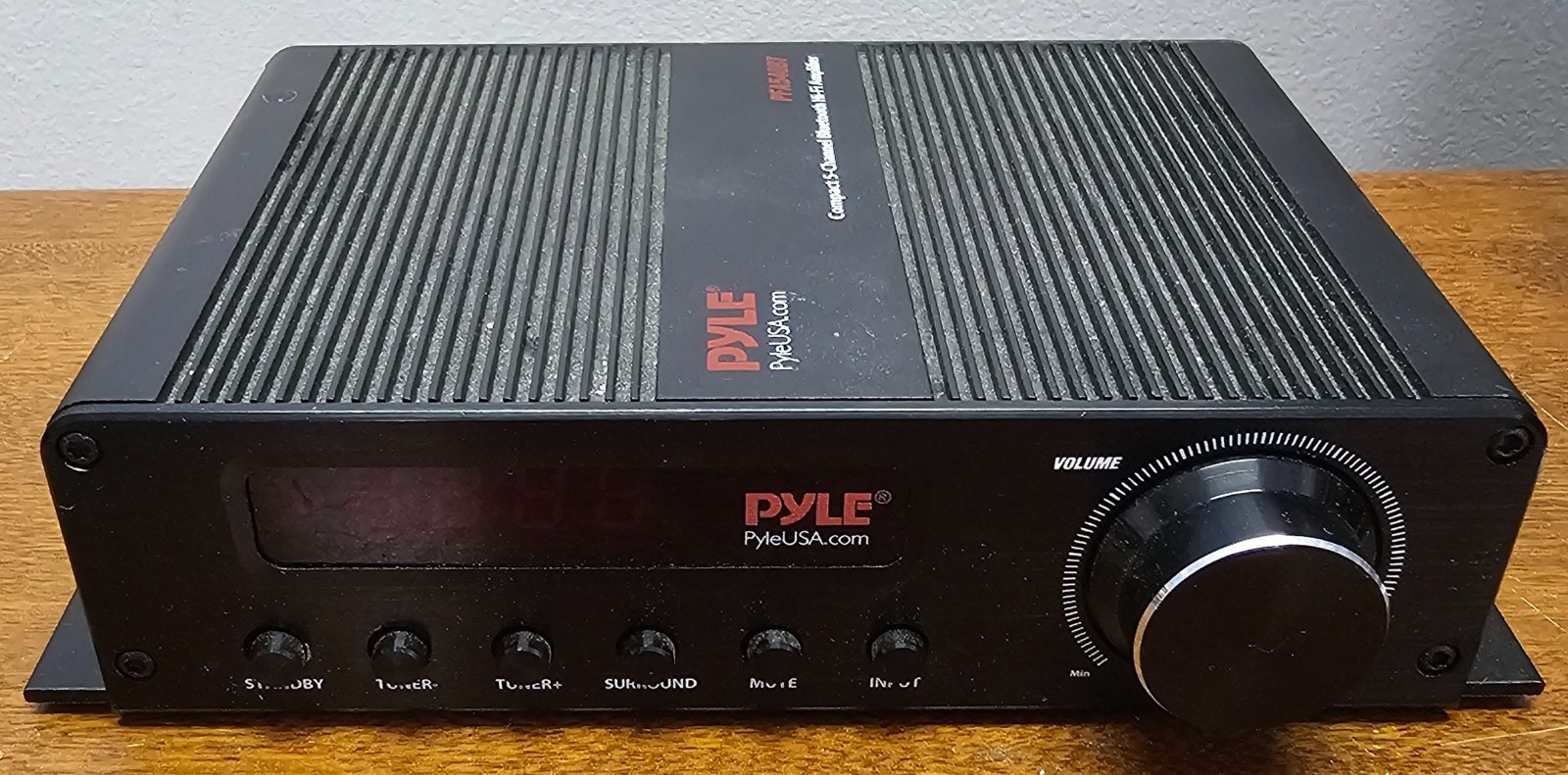 Pyle Compact 5-Channel Bluetooth Amplifier, Hi-Fi Amp Receiver w/ HDMI FM Radio Pyle Compact 5-Channel Bluetooth Amplifier, Hi-Fi Amp Receiver w/ HDMI FM Radio