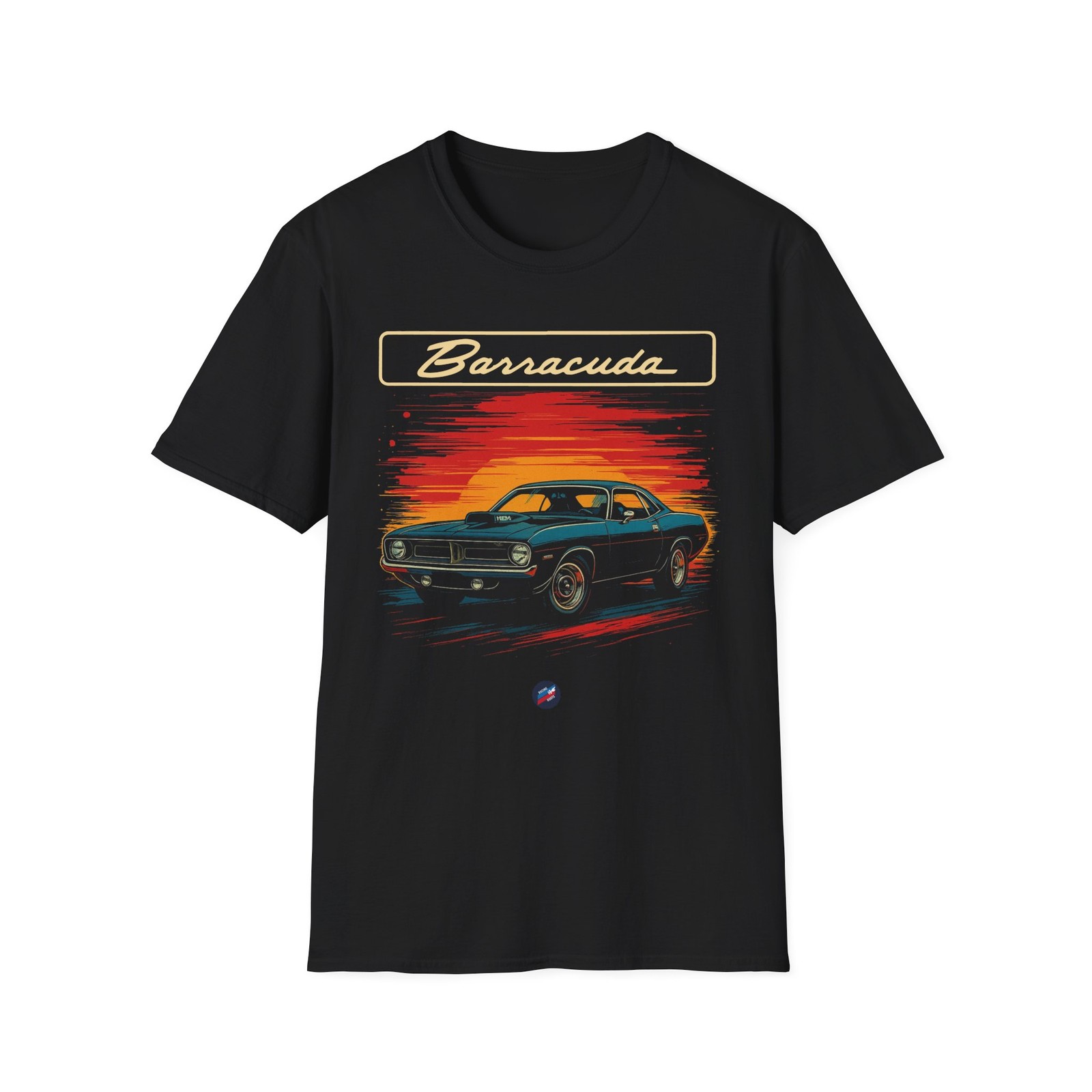1970 HEMI 'Cuda Shirt – Barracuda Muscle Car Retro Graphic Tee