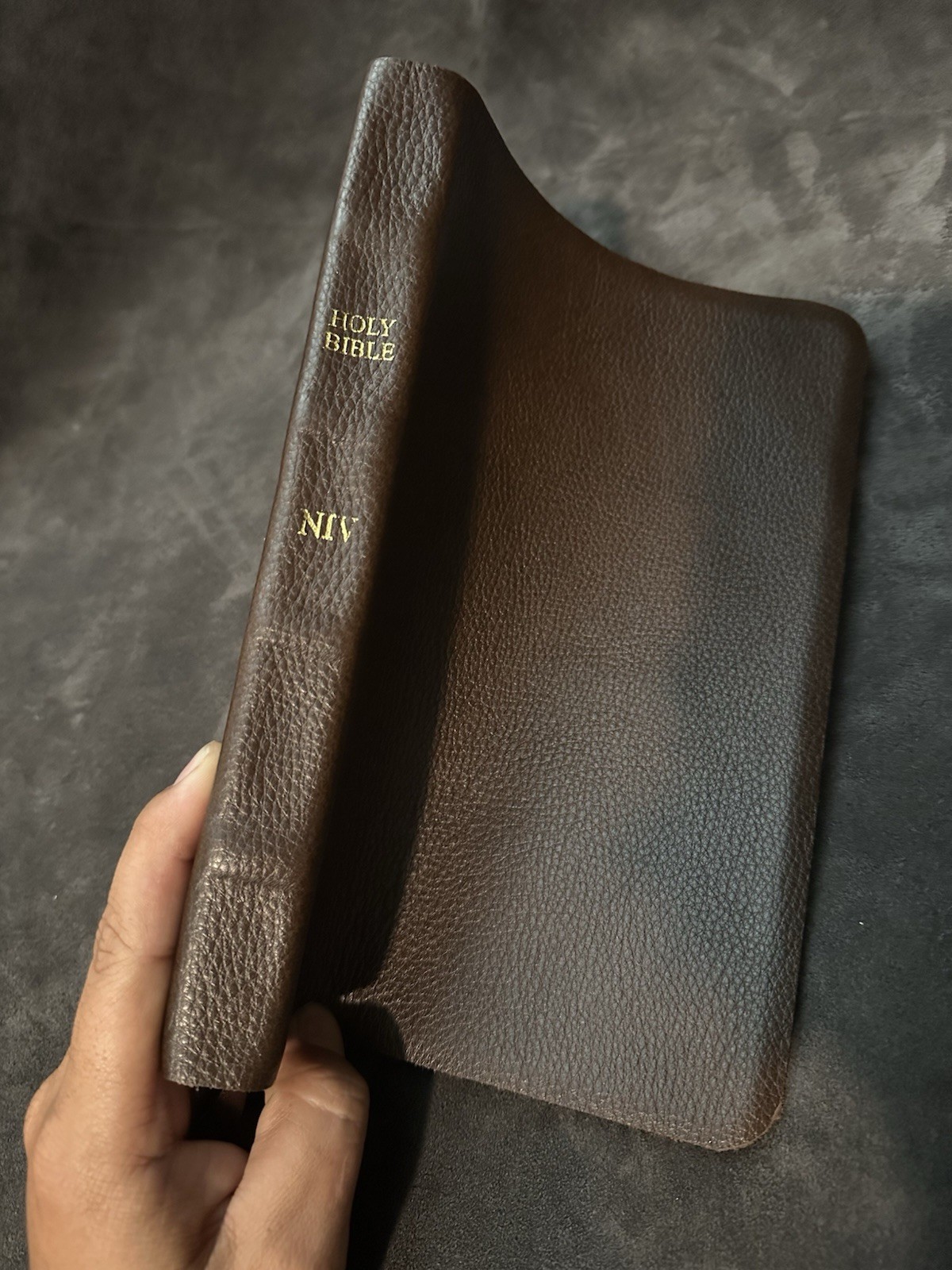 niv thinline bible genuine leather New International Version