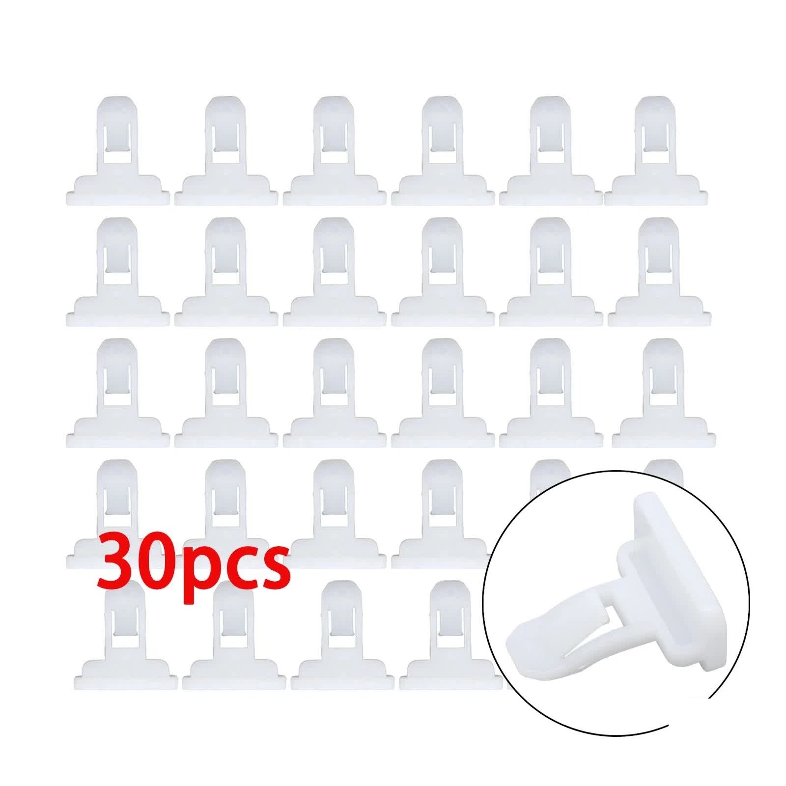30pcs 75392-35220 Front & Rear Spoiler Moulding Clips Bumper Retainer for Toyota 30pcs 75392-35220 Front & Rear Spoiler Moulding Clips Bumper Retainer for Toyota