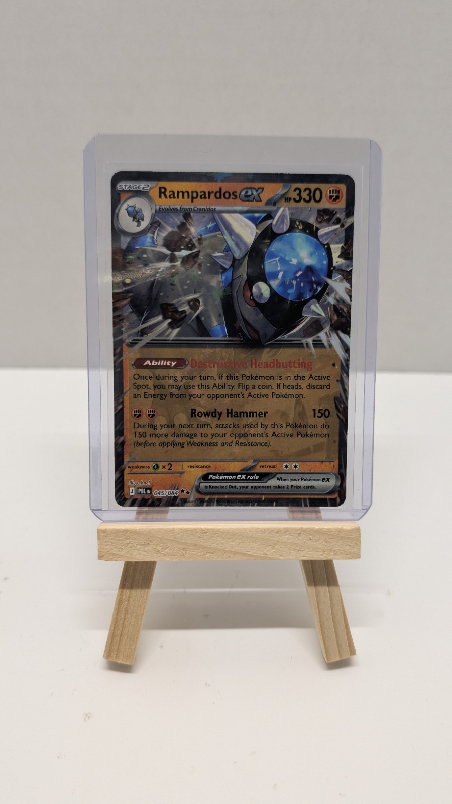 Pokémon TCG, Rampardos Ex 045/084 - Pitch Black Pokémon TCG, Rampardos Ex 045/084 - Pitch Black