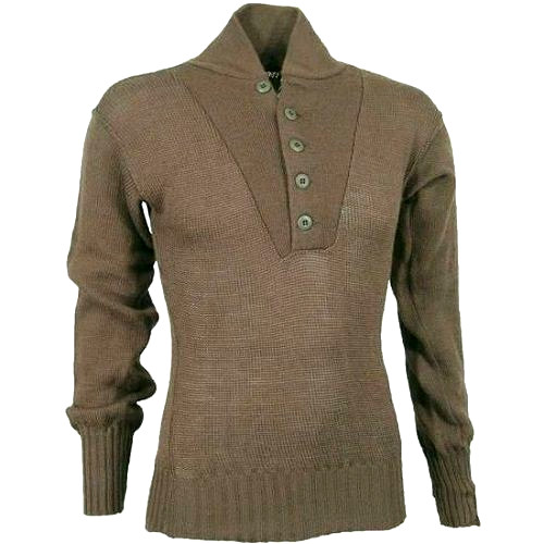 USGI 100% Wool 5 Button Sweater Medium USGI 100% Wool 5 Button Sweater Medium