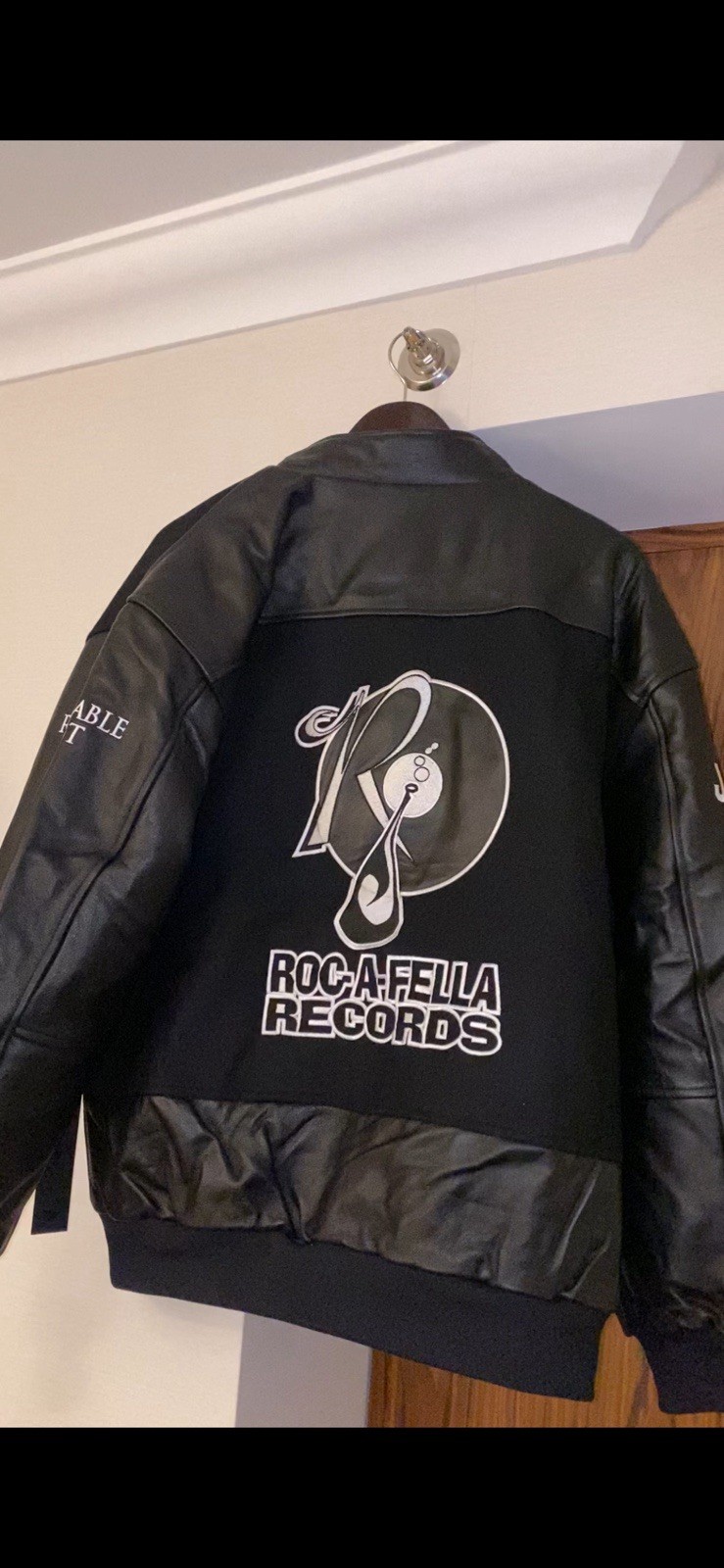 Roc-A-Fella Records Reasonable Doubt JAY-Z Varsity Leather Jacket