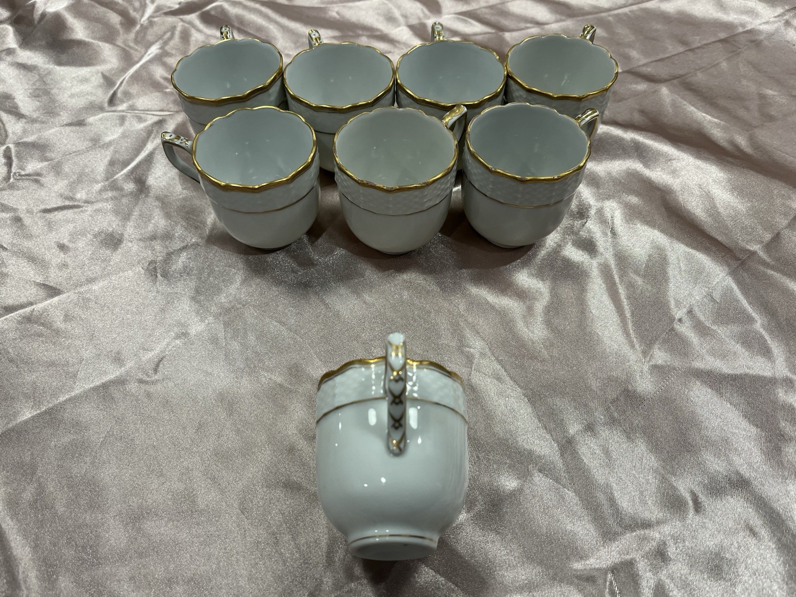 Authentic Herend Porcelain Espresso Cups set of 8