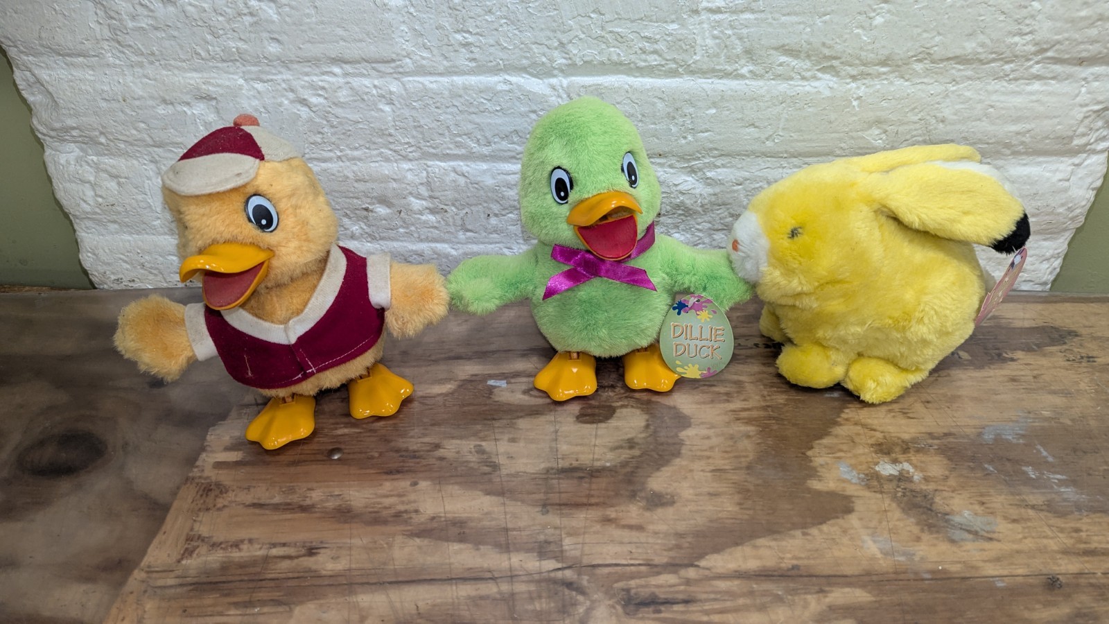 Vintage Electronic Easter Toys Lot Ducks Bunny Davey, Dillie, Lemon Drop PARTS Vintage Electronic Easter Toys Lot Ducks Bunny Davey, Dillie, Lemon Drop PARTS